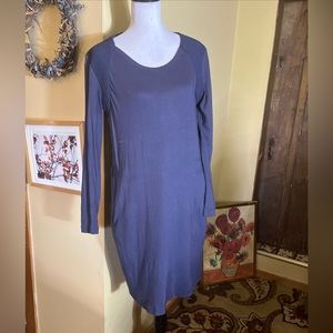 DEISEL Casual Dress sz LARGE Shoulder Detail Pockets Belt Androgynous Futuristic